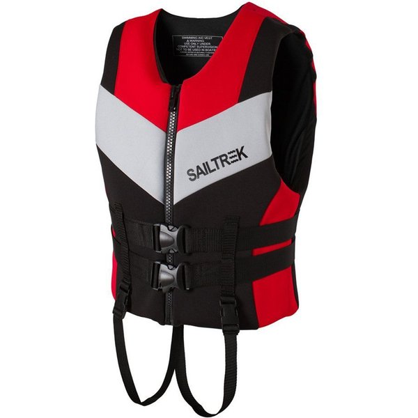 Chaleco Salvavidas De Seguridad Deportes AcuáTicos Pesca Esquí AcuáTico Chaleco Kayak NavegacióN NatacióN Deriva Chaleco De Seguridad Chaleco Salvavidas Para Adultos Neopreno Chaleco Salvavidas De Seguridad L Rojo-image