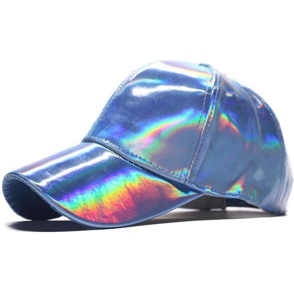 Gorra De BéIsbol De Charol Colorida, Gorra Unisex De Estilo Callejero Con Visera Brillante, Adecuada Para Deportes Al Aire Libre Y ProteccióN Solar Adjustable-image