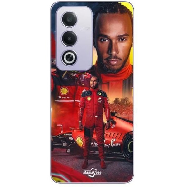 Coque Oppo A80 Lewis Hamilton Scuderia Ferrari F1 Officiel Maniacase-image