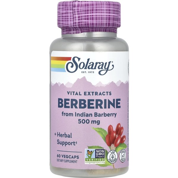 Berberina, 500 Mg, 60 CáPsulas Vegetales-image