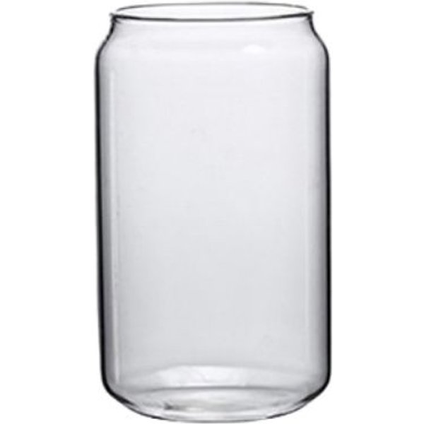 Vaso De Vidrio De 550 Ml/400 Ml Con Tapa Y Pajita, Transparente, Para Té Con Burbujas, Vaso Para Jugo, Lata De Cerveza, Vasos Para Leche, Moca, Taza Para Desayuno, ArtíCulos Para Beber 550Ml-image