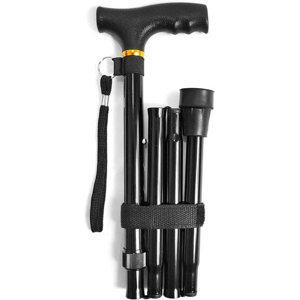 BastóN Para Caminar, BastóN Plegable Ajustable, BastóN De Aluminio Con Mango ErgonóMico Para Hombres, Mujeres, Ancianos, Discapacitados Y Embarazadas-image