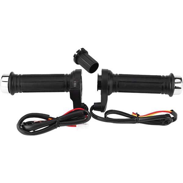 1 Par De 22 Mm.(78 ) PuñOs Universales Calefactables Para Manillar De Motocicleta-image