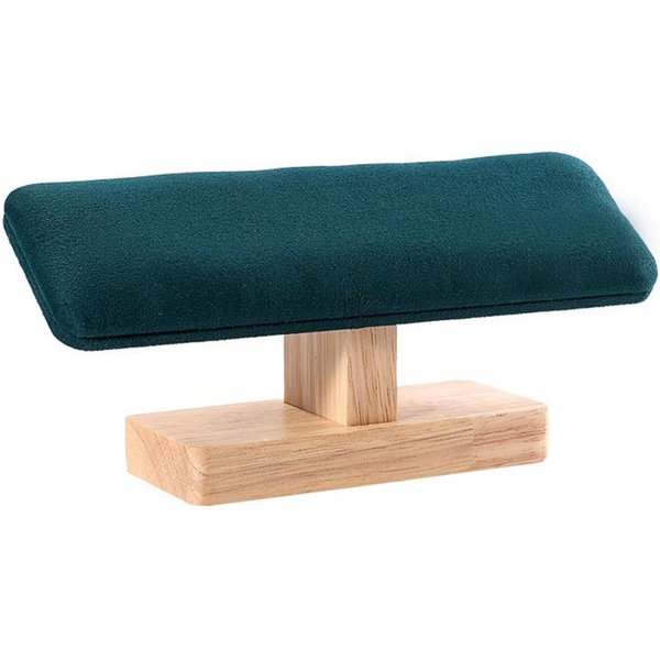 Base De Madera Soporte En T De Terciopelo Para Pulseras Brazaletes Relojes Diademas Almacenamiento De Joyas Organizador-image