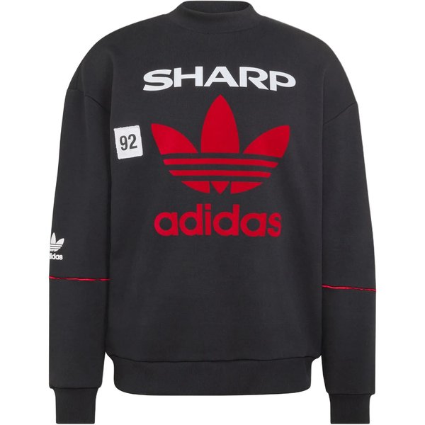 Adidas Originals Manchester United Bluza 90 OkrąGłY Dekolt Sportowy Pulower DłUgi RęKaw Bluza MęSka Sweatshirt KC6383 M Red-image