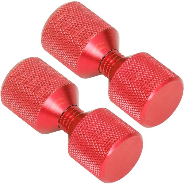 2 Szt. KołEk CentrująCy KołNierzowy Anodowane Aluminium 1-1 8 Cala KołNierz KołKi Dwuotworowe Zestaw Do KołNierzy 0,5 Do 14 Cali 150LB Red-image