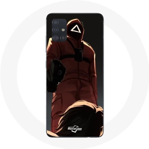 Funda - El Juego Del Calamar - Samsung Galaxy A51 - Rojo - Flexible - ProteccióN Contra Golpes Rojo-image
