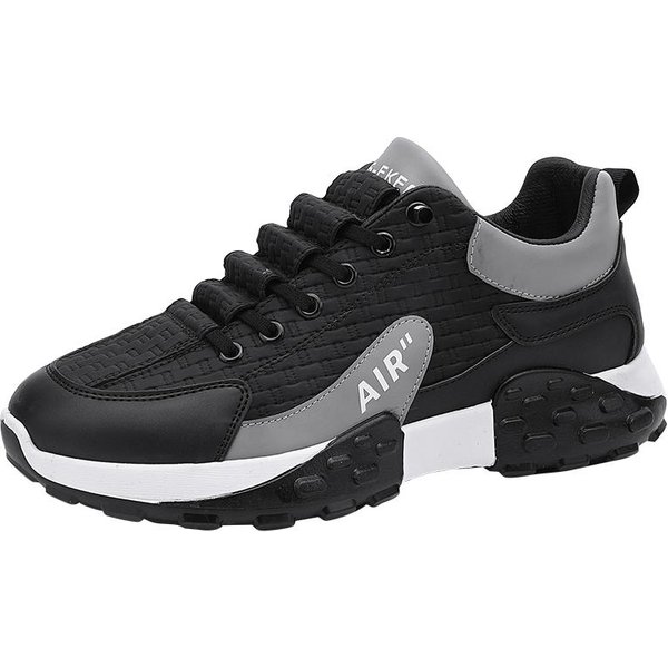 MęSkie Trampki Platforma MęSkie Buty Nowe Buty Do Biegania Dla MężCzyzn Luksusowa Marka Casual Wulkanizowane Buty Wygodne Tenis Masculino 44 Black-image