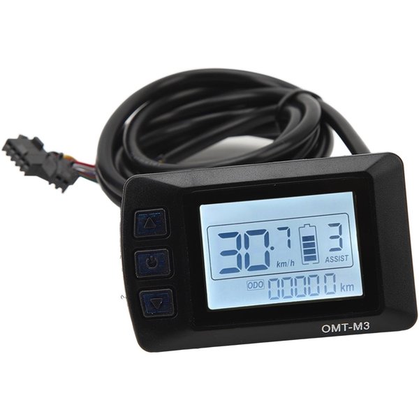 24V 36V 48V Elektryczny Rower WyśWietlacz LCD Panel Sterowania Ze ZłąCzem SM Wodoodporny LCD M3 WyśWietlacz LCD Skutera Elektrycznego-image