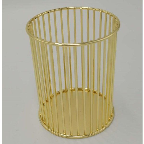 Porta LáPices De Escritorio Cuadrado De Malla MetáLica Organizador De Almacenamiento Para Clasificar Maquillaje Portafolios Negro Plata Oro Suministros De PapeleríA Cesta-image