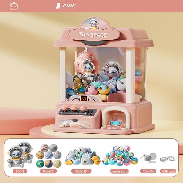 MáQuina De Peluches Operada Por Monedas Juego Mini MáQuinas De Garra Para Atrapar Juguetes MuñEcas Maquina Dulces Juguetes Interactivos Para NiñOs Regalos De CumpleañOs-image