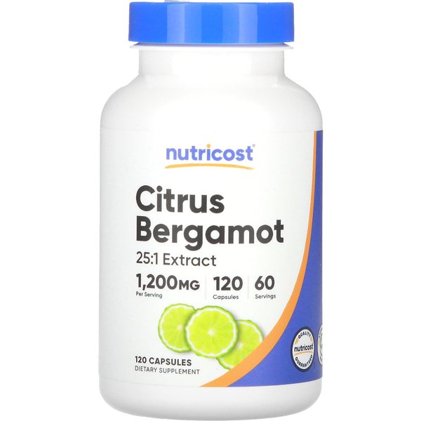 Bergamota CíTrica, 120 CáPsulas (600Mg Por CáPsula)-image