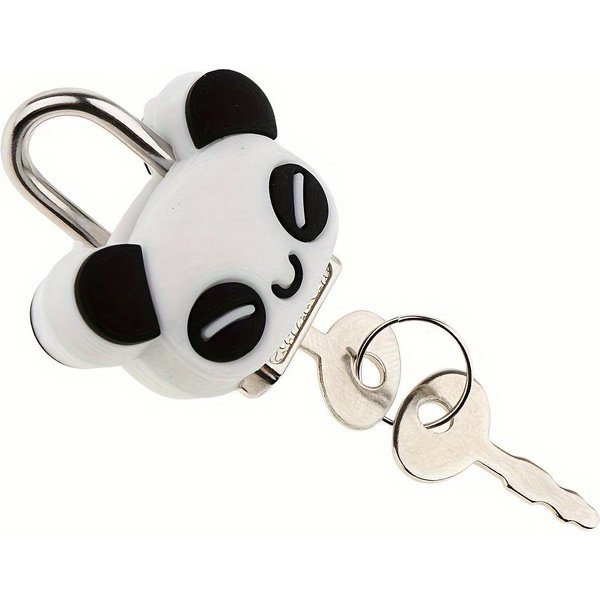 Candado Con Llave - Cerradura De Seguridad Duradera Para Viajes, Equipaje, Mochilas, Maletas, Cajones Y Armarios - No Requiere BateríA, DiseñO Compacto Pink-image