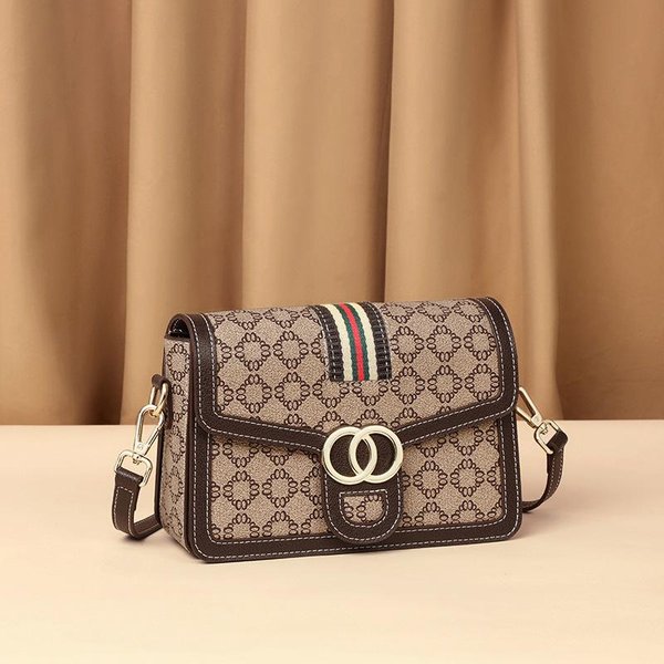 Bolso Bolso De Mujer Moda VersáTil Bolso Cuadrado PequeñO Primavera Verano Estilo Sofisticado Bolso De Hombro Para Mujer Bolso Cruzado Beige-image