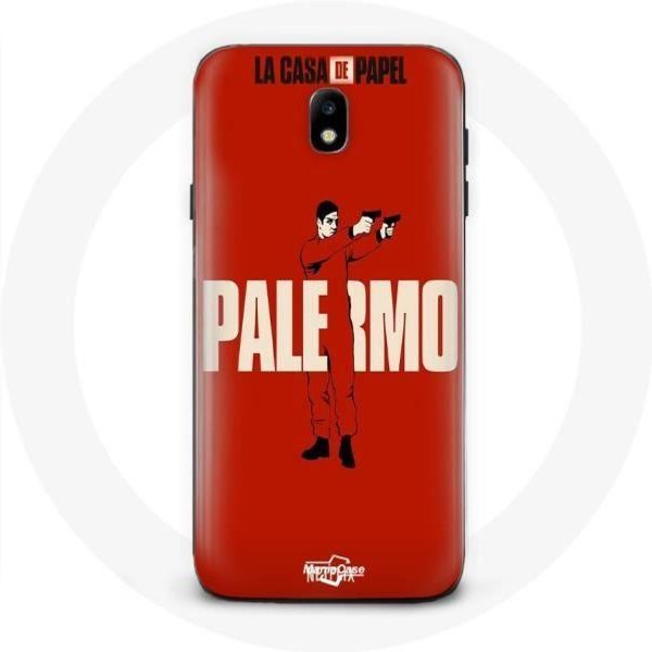 Funda Samsung Galaxy J3 2017 La Casa De Papel Palermo Dibujo-image