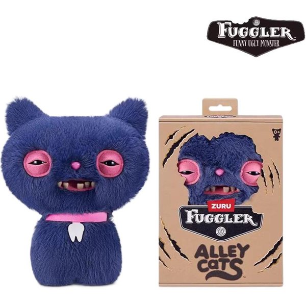 Oryginalna Pluszowa Lalka Fuggler Baddies Dziewczyny Z Krainy CzaróW Misie Opiekunki Jawowie Kot Uliczny BezwłOsy Kot PotwóR Z Brzydkimi ZęBami Pluszowa Zabawka Prezent 1Pc With Box-image