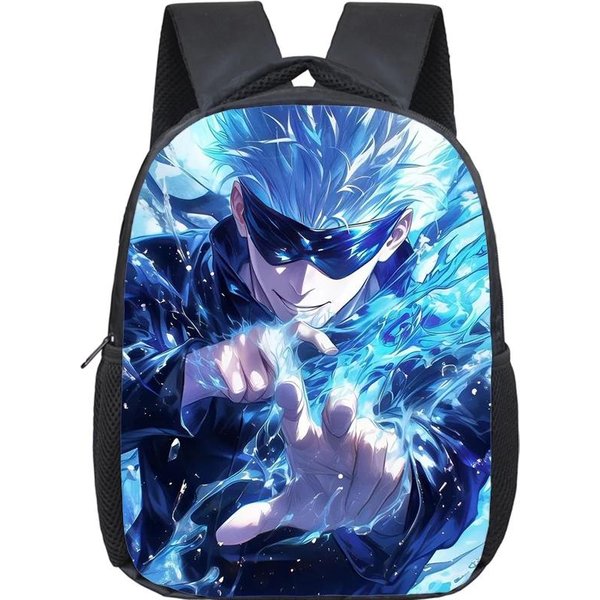 Mochila Anime Jujutsu Kaisen NiñOs NiñAs GuarderíA Bolsa Para Libros Mochilas Escolares Infantiles Manga Gojo Satoru Yuji Itadori Mochila Regalo-image