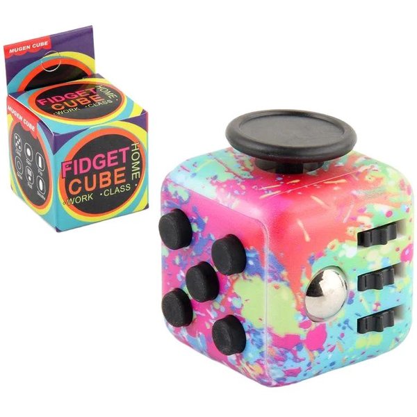 Kostka Fidget Antystresowy RęCzny Wirnik Zabawka Dekompresyjna Dla Autyzmu Adhd LęKu Zabawki Sensoryczne Dla Dzieci DorosłYch Zabawki Do Redukcji Stresu-image