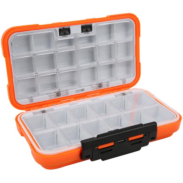 Caja De SeñUelos Impermeable De Doble Cara Para Almacenar Anzuelos De Pesca Y Herramientas, Accesorio Multifuncional Gray-image