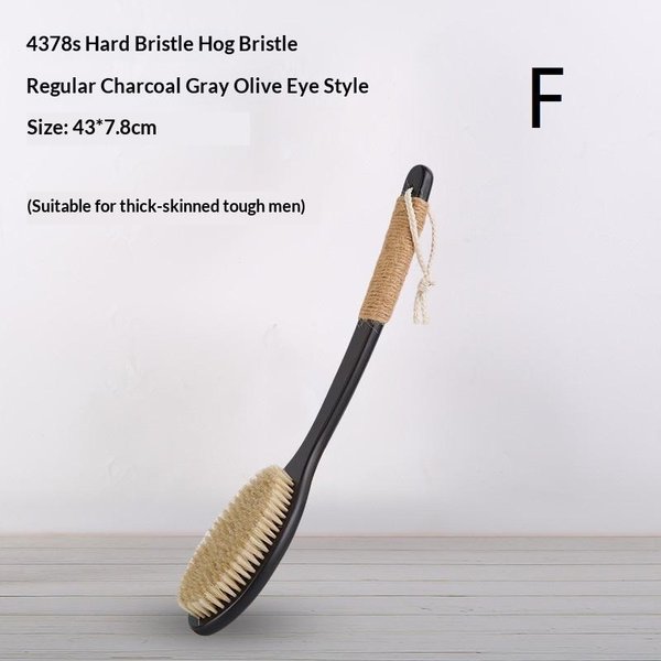 56Cm/43Cm Myjka Do PlecóW Pod Prysznic Z Zakrzywionym DłUgim Uchwytem, Szczotka Do CiałA Do UżYtku Na Mokro I Na Sucho, NarzęDzie Do Mycia PlecóW Dla MężCzyzn I Kobiet F-image