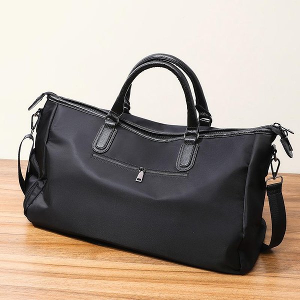 Bolsa De Viaje Para Hombre, Bolsa Duffel Corta Para Viaje De Negocios, SeparacióN HúMedo Y Seco, Bolsa Deportiva, Bolso De Mano Para Fitness 51*30*25(Cm) Negro-image
