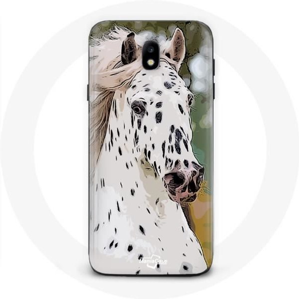 Funda - Maniacase - Samsung Galaxy J7 2017 - Flexible - Caballo Blanco - ProteccióN óPtima-image