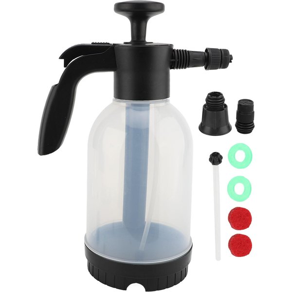 Pulverizador De Espuma 2L PresióN Ajustable Pulverizador De Bomba Espumante Bomba Manual Pulverizador A PresióN Para Lavado De Coches-image