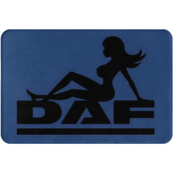 Logo CiężAróWki Daf AntypośLizgowy Wycieraczka Mata PodłOgowa Zmywalny Dywanik Do Kuchni WejśCia Domu Balkonu Mata Na Stopy 60X40 Cm-image
