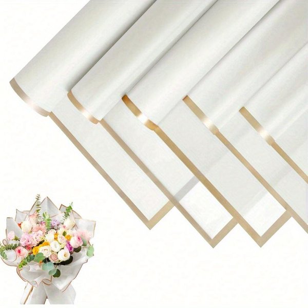 Papel De Regalo Para Flores, Papel De Envoltura Para Ramos Coreanos, Papel De Regalo, Papel De Seda, Suministros Para Ramos, Papel De Seda Rosa Para Bolsas De Regalo Y Envoltura 20Pcs-image