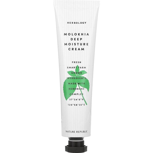 Nature Republic, Herbologia, Krem GłęBoko NawilżAjąCy Molochia, 2,36 Fl Oz (70 Ml) White-image