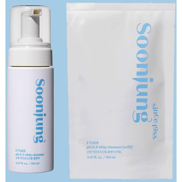 Etude House Pure Soon Jung PH 6.5 Limpiador Suave En Espuma 150Ml/ 250Ml/ Recambio 150Ml 150Ml + Refill 150Ml-image