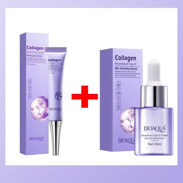 Natychmiastowy Remover Zmarszczek Serum Do Twarzy LiftingująCe UjęDrniająCe WygłAdza Drobne Zmarszczki Esencja Przeciwstarzeniowa WybielająCe RozjaśNiająCe OdżYwcze PielęGnacja SkóRy 1 Set White-image