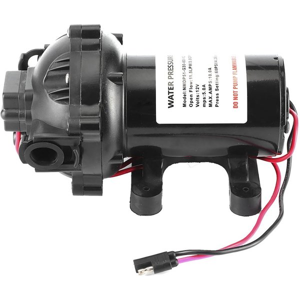 Bomba De Diafragma 12V 60 PSI 3.0 GPM Autocebante Para Barco Marino RV Bomba De Agua-image