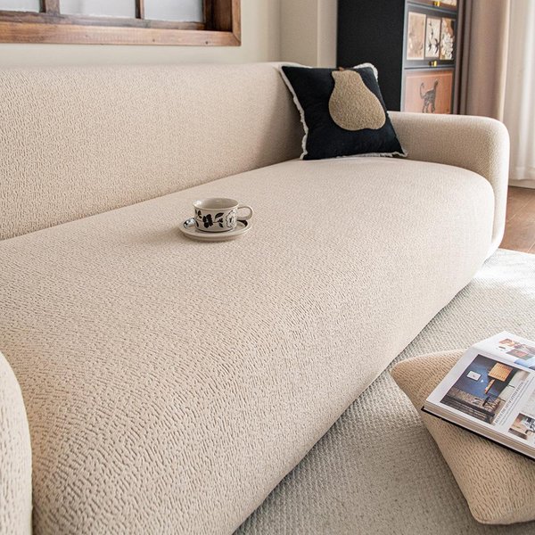 Funda EláStica Ajustable Para Sofá Protector De SillóN De Terciopelo Fundas EláSticas Para Sofá En Forma De L Para Sala De Estar De 1/2/3/4/5 Plazas 145-185Cm-image