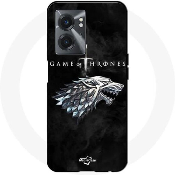 Funda - Maniacase - Realme V23 - Juego De Tronos Casa Stark - Flexible - Negra-image