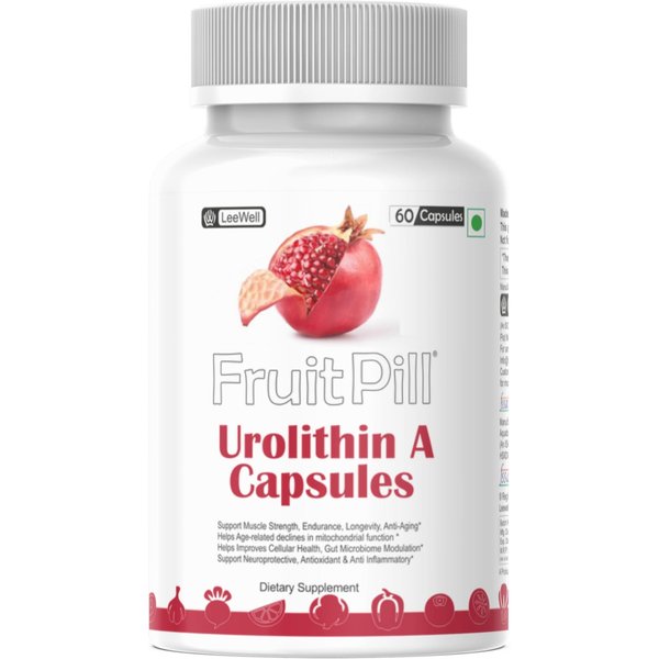 Suplemento Fruitpill Urolithin A, 500 Mg, 60 CáPsulas Vegetales-image