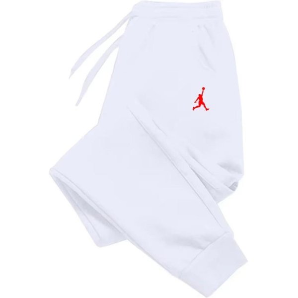 MęSkie Spodnie Z Nadrukiem Jesień_Zima W OdzieżY MęSkiej Spodnie Sportowe Jogging Fitness Spodnie Do Biegania Harajuku Streetwear Spodnie XXL White-image
