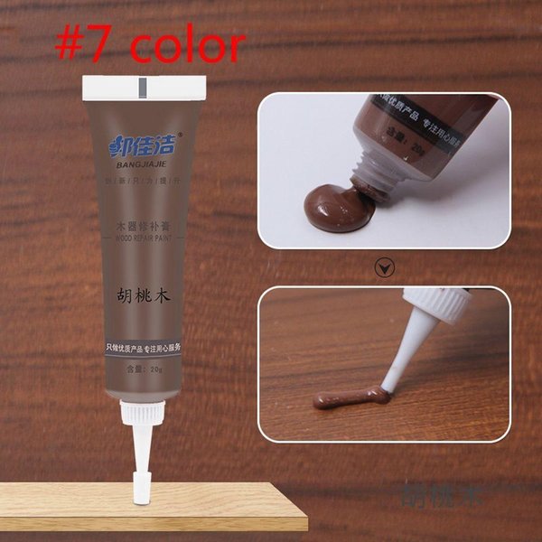 Pasta Reparadora Para Retoques, EliminacióN De Rayones Y Agujeros, Pintura Reparadora De Muebles, Masilla Para Madera, Crema Reparadora 7-image