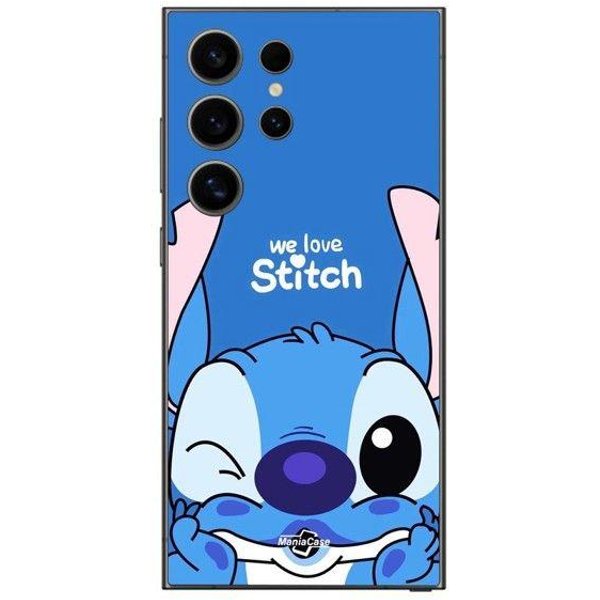 Etui Dla Samsung Galaxy S25 Ultra śLiczny śCieg Ohana śCieg Niebieski PrzóD Niebieski-image