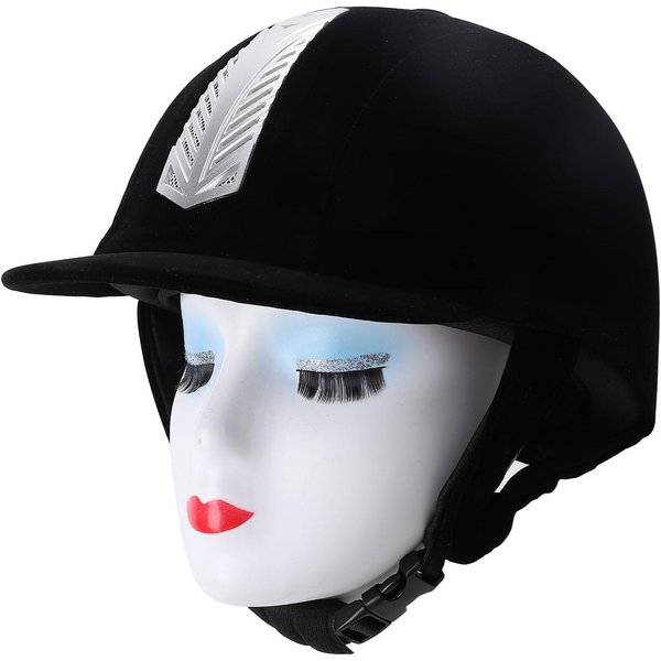 Casco De EquitacióN Ajustable Transpirable Acero Inoxidable Casco Ecuestre Para Equipo De Seguridad-image