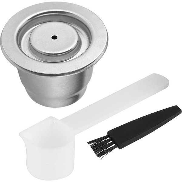 CáPsula De Café Reutilizable De Acero Inoxidable Vaina Filtro De Café Apto Para MáQuina De Café Nespresso-image