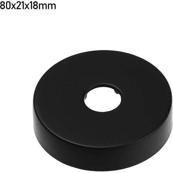 KołNierz śCienny Ze Stali Nierdzewnej Dekoracja Kranu Akcesoria Do KranóW OsłOny śCienne Rur Dekoracyjna OsłOna Kranu 80X21X18Mm-image
