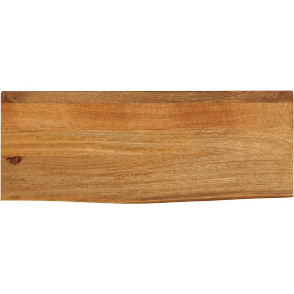 Vidaxl Tablero De Mesa Con Borde Natural, 80X40X2,5 Cm, Madera De Mango-image