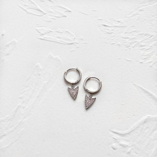 Pendientes De Aro Huggies CorazóN Con Candado Para Mujer Aros Color Oro Con Colgantes CíRculo PequeñO De Pendiente JoyeríA Femme-image