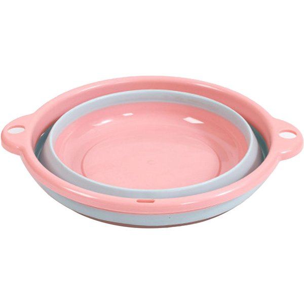 Lavabo Plegable Multifuncional Para NiñOs Lavabo DoméStico PortáTil Para Lavar Verduras L M(315 X 180Mm / 12.4 X 7.09In) Color Rosa-image