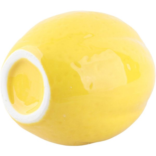 Wazon W KształCie Cytryny ŻółTy Unikalny Ceramiczny Dekoracyjny Wazon W KształCie Owocu Do Dekoracji Domowego Biurka-image