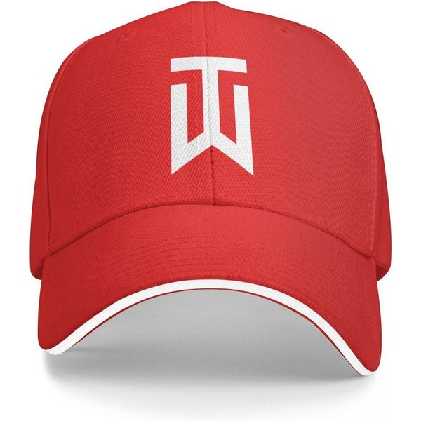 Tiger-Woods- Logo Gorra De BéIsbol Unisex Ajustable Gorras De BéIsbol Sombreros Para Hombres Y Mujeres One Size Red-image