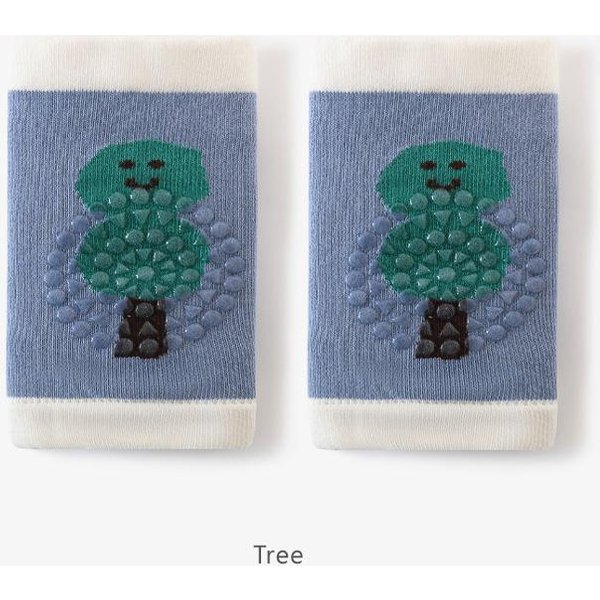 Novedad Rodilleras Para Bebé Verano Finas Dibujos Animados Rodilleras Para NiñOs Rodilleras Protectoras Para ReciéN Nacidos Rodilleras Antideslizantes Para Gatear Para Bebé Average Size (1-4Y)-image