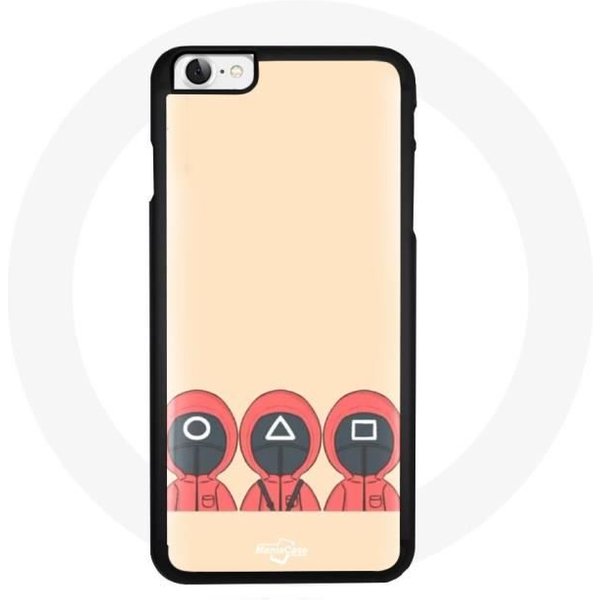 Funda Para Iphone 5 - Maniacase - MáScara De El Juego Del Calamar - Flexible - ProteccióN Contra Golpes - Negro-image