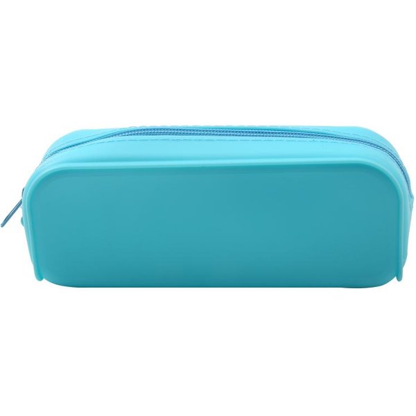 Estuche De Silicona Colorido Nuevo, Bonito Y Moderno Estuche Para LáPices, Bolsa De Almacenamiento De PapeleríA, úTiles Escolares Para Estudiantes, Regalo Para Estudiantes Azul Cielo-image